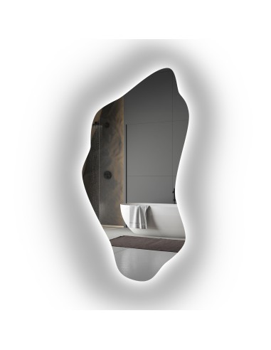 Szabálytalan alakú tükör háttérvilágítással - PIENA LED