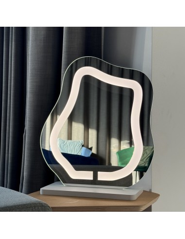 Kozmetikai tükör homokfúvott háttérvilágítással - FLOW LED PETITE