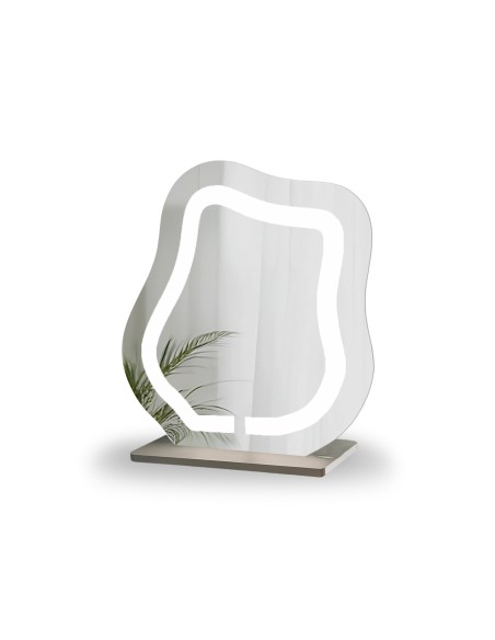 Kozmetikai tükör homokfúvott háttérvilágítással - FLOW LED PETITE