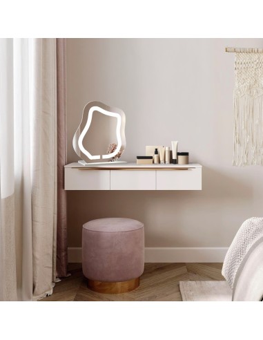 Kozmetikai tükör homokfúvott háttérvilágítással - FLOW LED PETITE