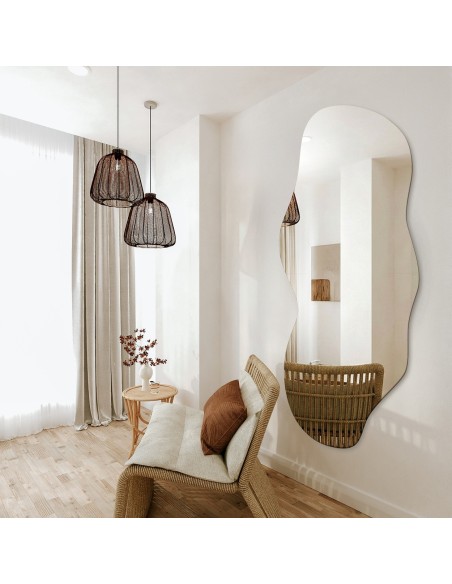 Organikus formájú tükör – VERALUCE