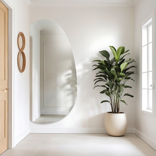 Szerves formájú tükör – TURMALIN