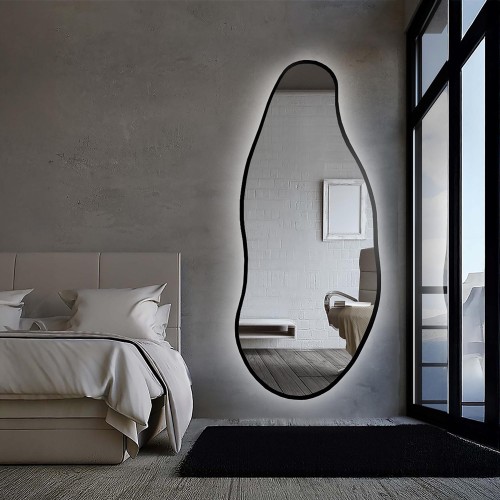 Szerves formájú tükör világító keretben - BARYT IN LED FRAME