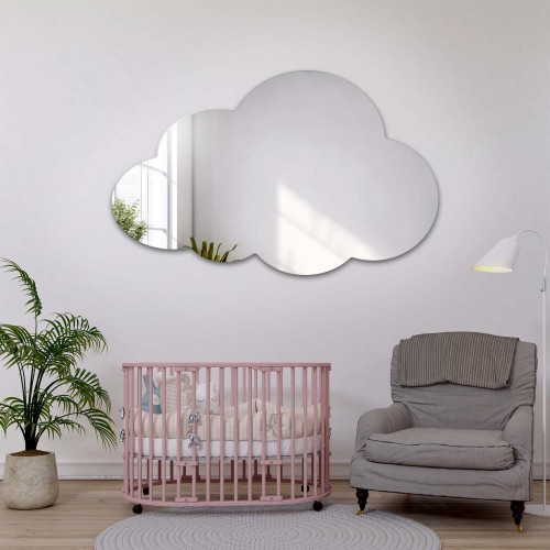 Felhő alakú tükör gyerekszobába – CLOUD