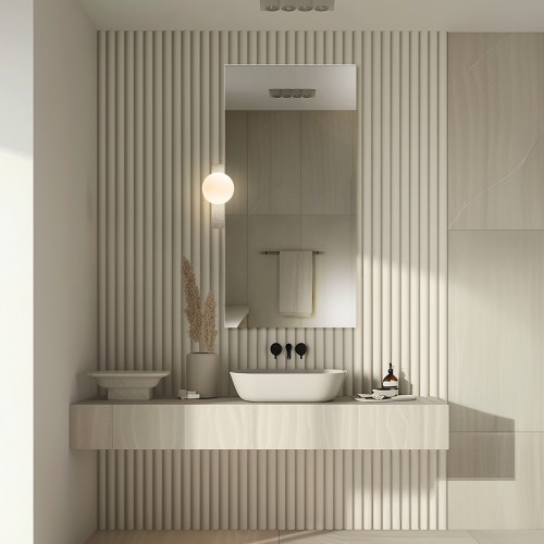 Téglalap alakú tükör falikarokkal – SOLIS BELLEZA 2