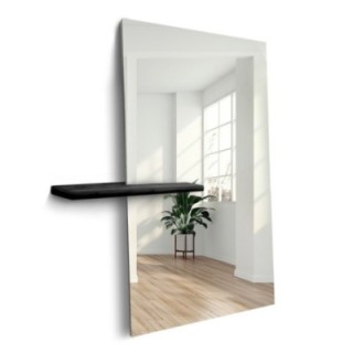Modern álló téglalap alakú tükör polccal - AGIS SHELF