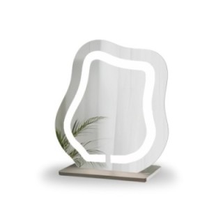 Kozmetikai tükör homokfúvott háttérvilágítással - FLOW LED PETITE
