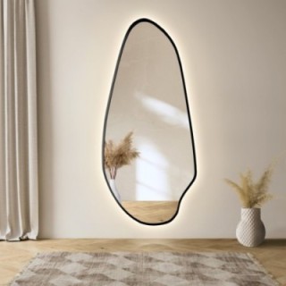 Szabálytalan alakú tükör mdf keretben megvilágítással - JASPIS IN LED FRAME