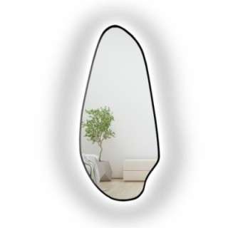 Szabálytalan alakú tükör mdf keretben megvilágítással - JASPIS IN LED FRAME