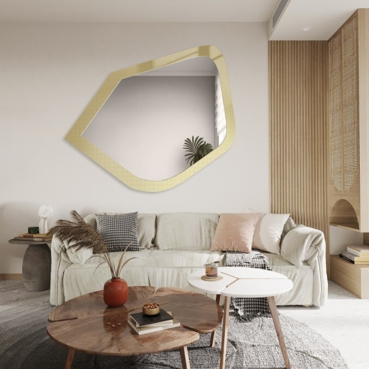 Dekoratív tükör katedrál üvegen Master Flex - LUXORA PRISTAL