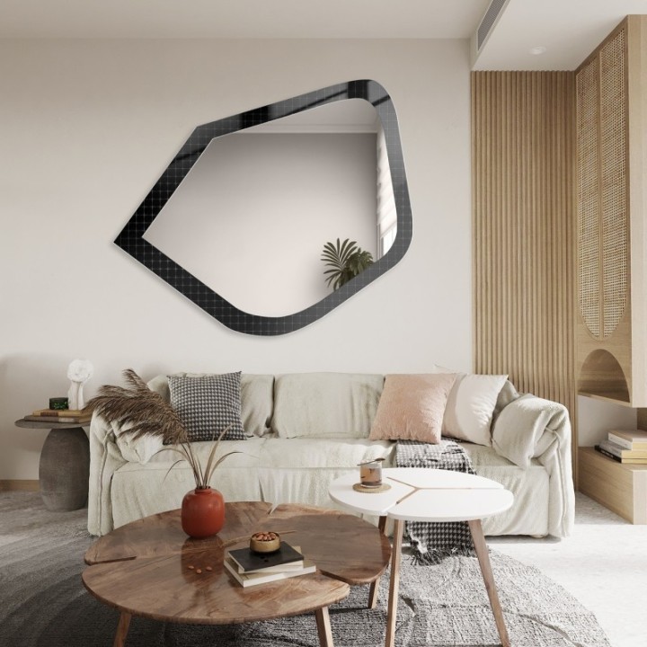 Dekoratív tükör katedrál üvegen Master Flex - LUXORA PRISTAL
