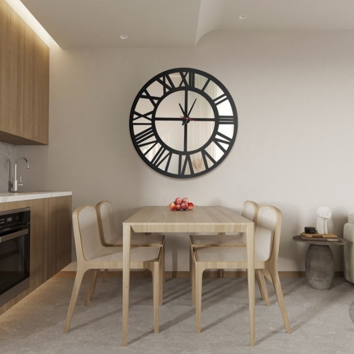 Loft tükör falióra - ORES - keret színe az Ön által választott színben
