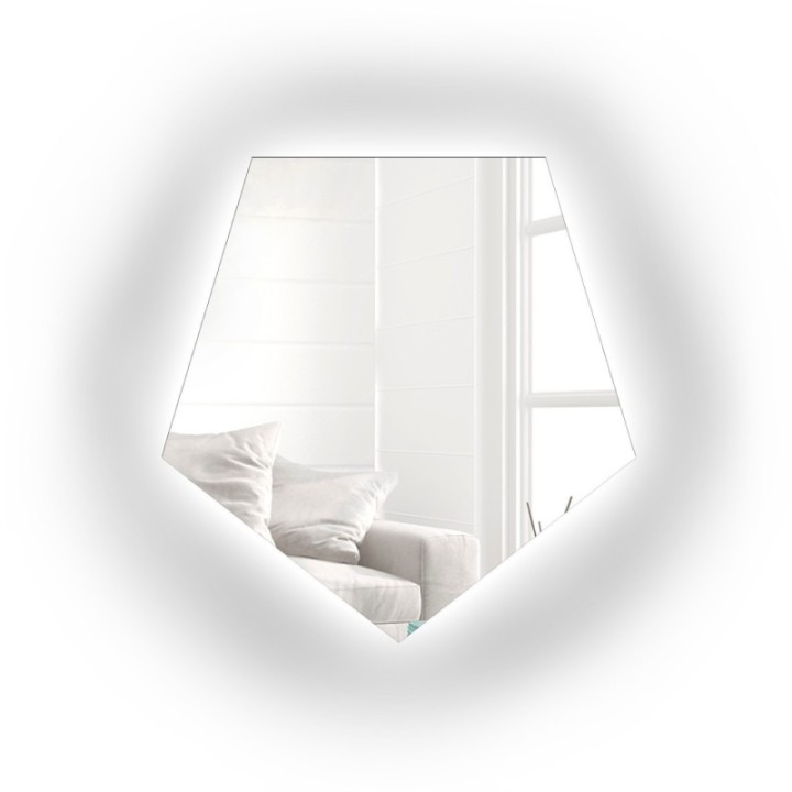 Geometriai alakú tükör világítással - PENTA LED