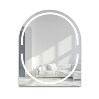 Félovális fürdőszobatükör megvilágítással - POLA LED
