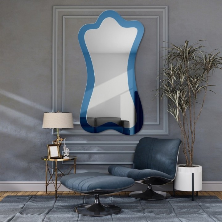 Szabálytalan kék tükör - SAPPHIRE BLUE