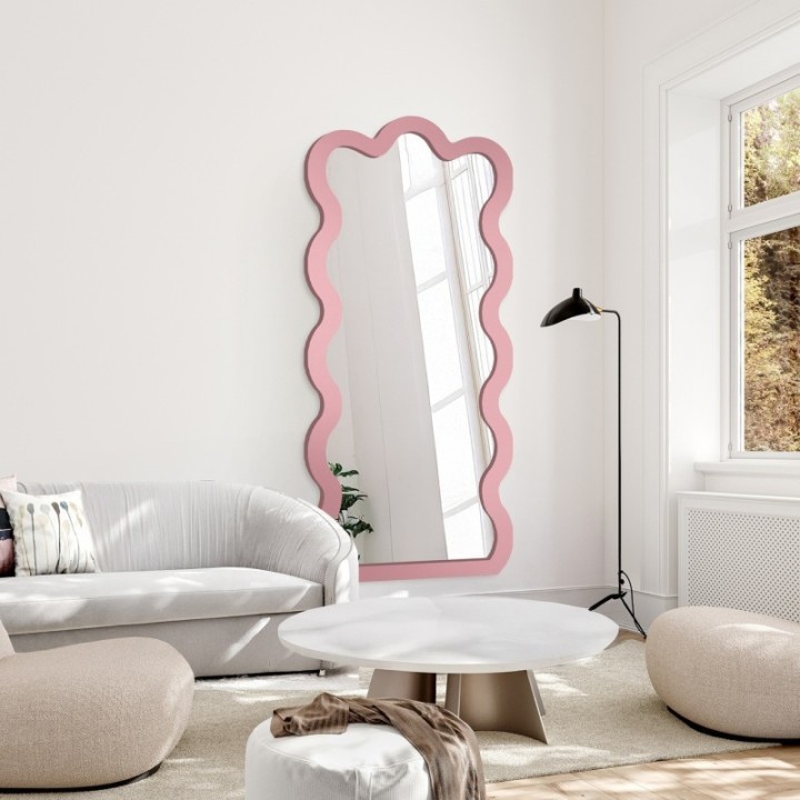 Szabálytalan tükör MDF keretben - BLOBS WAVE