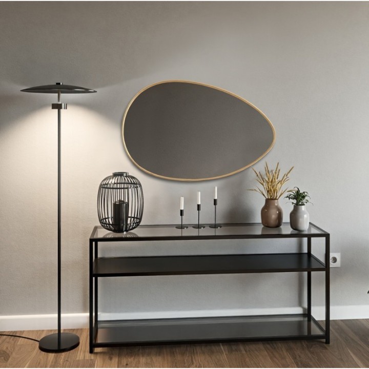 Szerves tükör arany MDF SLIM- ZOE keretben - a keret színe az Ön választása szerint.