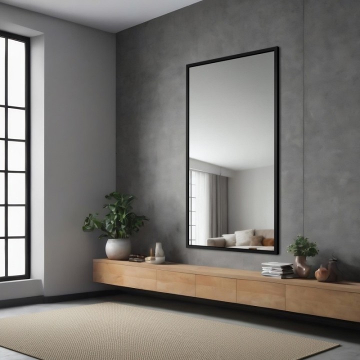 Tükör egyszerű, elegáns keretben - 1502 - keret színe az Ön választása szerint.