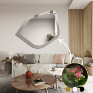 Dekoratív tükör katedrál üvegen Master Flex - LUXORA PRISTAL