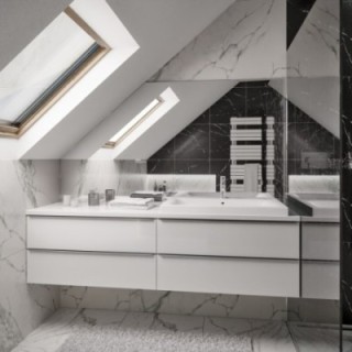 Fürdőszoba loft tükör - méretre - DAJNA