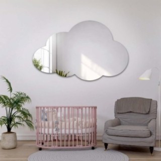 Felhő alakú tükör gyerekszobába - CLOUD