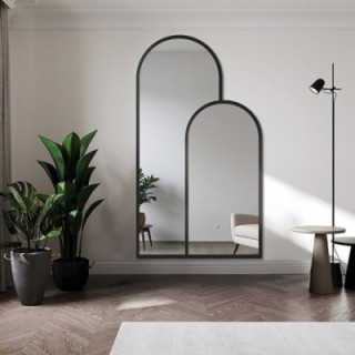 Két részből álló félovális tükör MDF keretben - MURAN