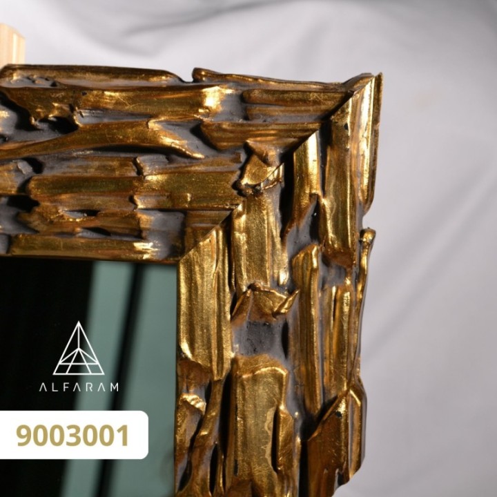 Luxus fali tükör gazdagon díszített arany keretben - 9003001