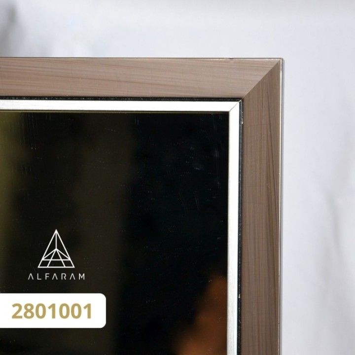 Tükör finom, dekoratív fakeretben - 2801 - keret színe az Ön által választott színben