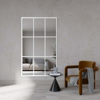 Loft tükör fehér kerettel - HANA
