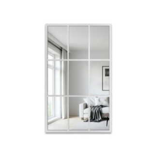 Loft tükör fehér kerettel - HANA