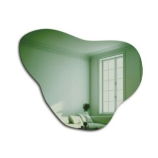 Szabálytalan zöld tükör - EMERALD GREEN