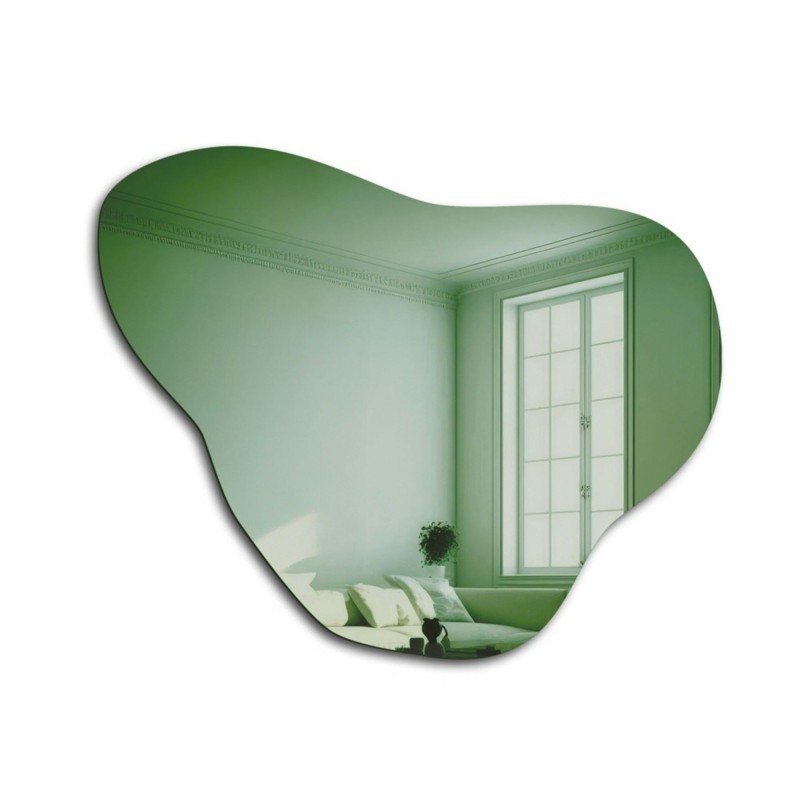 Szabálytalan zöld tükör - EMERALD GREEN