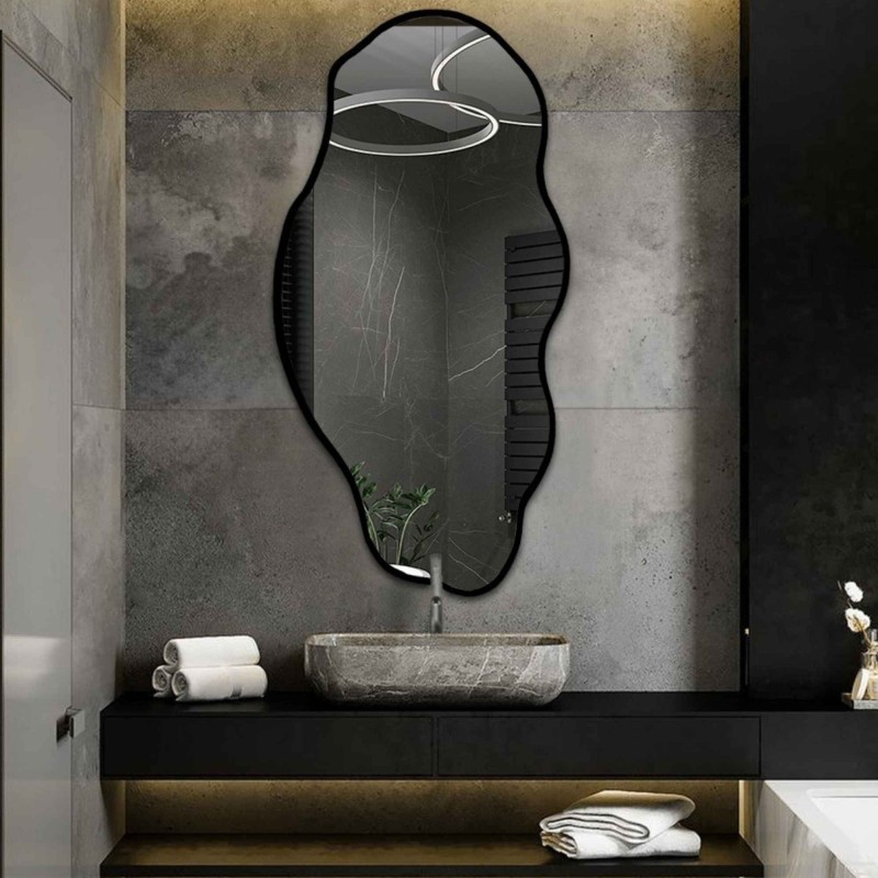 Organikus formájú tükör keretben - LOLIT KERETBEN