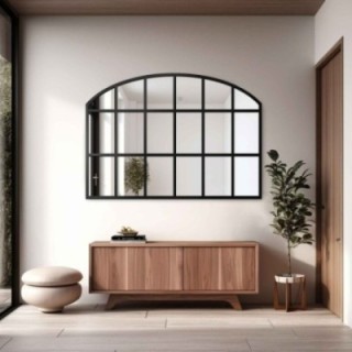 Loft ablak tükör MDF osztókkal - REBEKA - több keretszínben