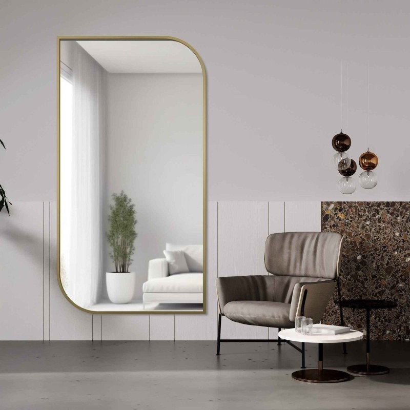 Tükör arany MDF SLIM keretben - KÖNNYCSEPP