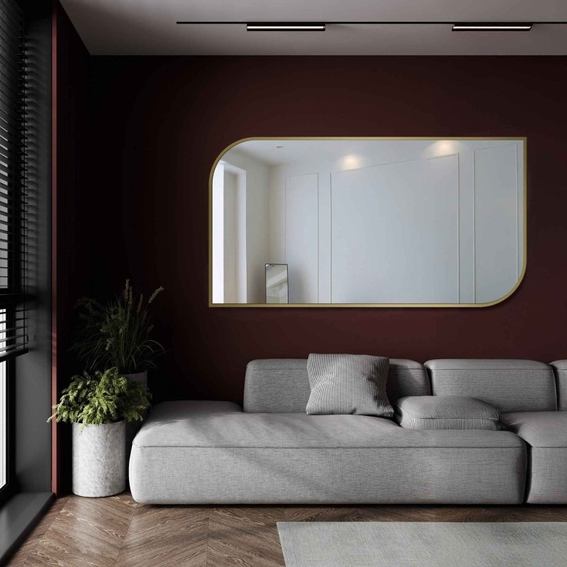 Tükör arany MDF SLIM keretben - KÖNNYCSEPP
