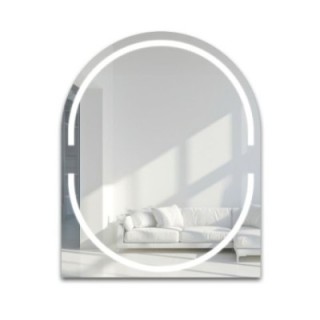Félovális fürdőszobatükör megvilágítással - POLA LED