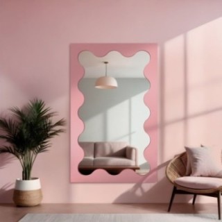 Szabálytalan tükör MDF keretben - BLOBS PRISM