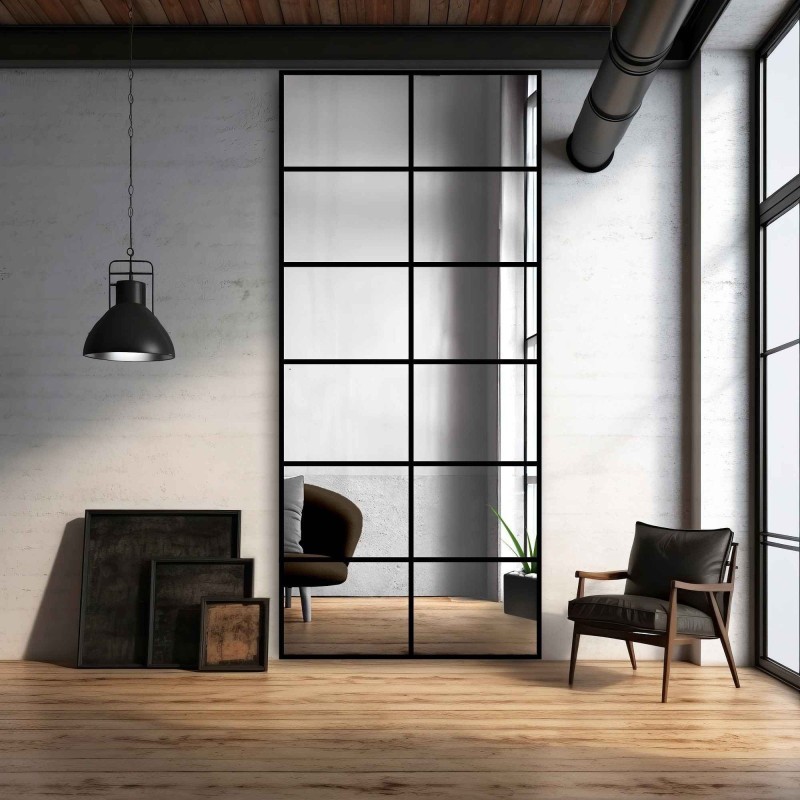 Hosszú loft tükör osztókkal - ACHILLES