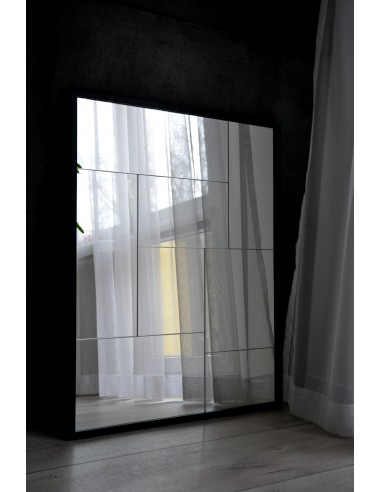 Modern tükör a Mirrors-tól - TETRIS - gyönyörű fekete kerettel