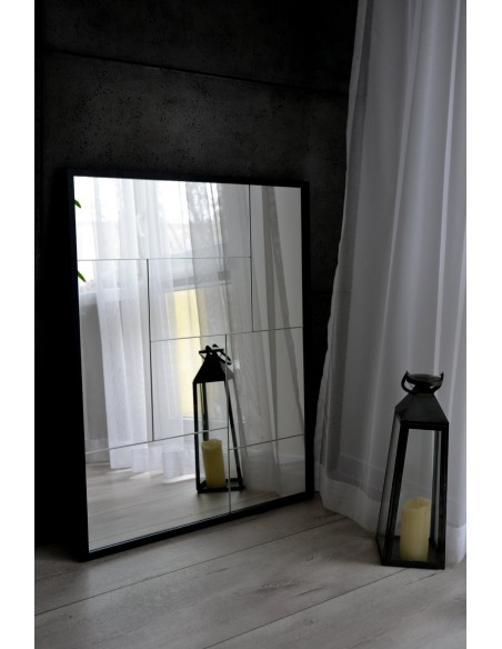 Modern tükör a Mirrors-tól - TETRIS - gyönyörű fekete kerettel
