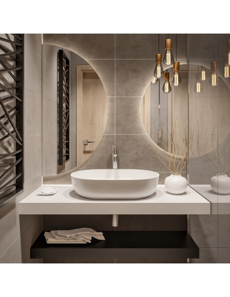 Félköríves tükörkészlet megvilágítással - ORBITAL LED