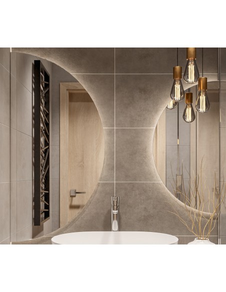 Félköríves tükörkészlet megvilágítással - ORBITAL LED