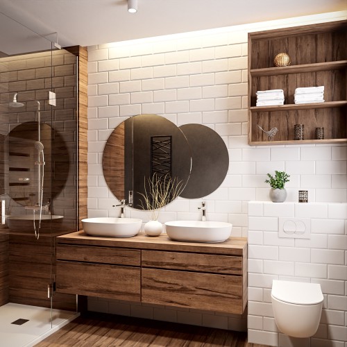 Fürdőszobai tükör szett - UNIVERSE 2