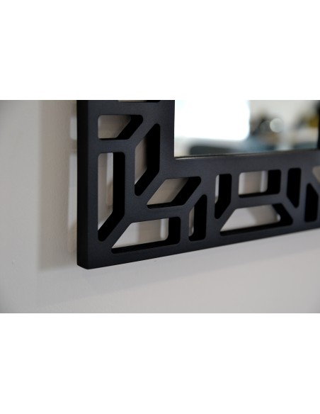 Tükör áttört, dekoratív MDF keretben - ROZEL - keret színe tetszés szerint választható