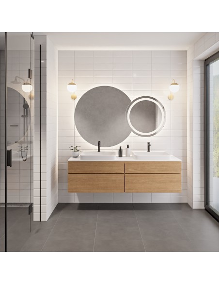 Megvilágított fürdőszobai tükörkészlet - ASTERIA LED