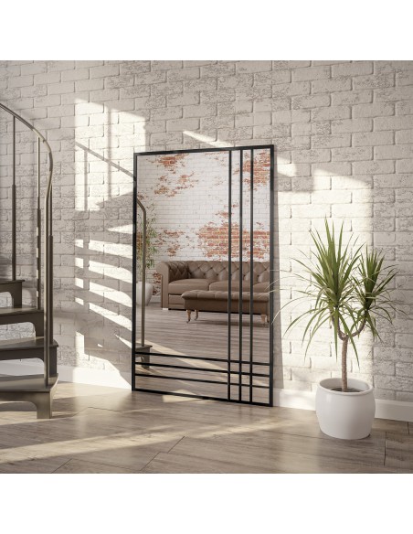 Loft tükör süllyesztett rudakkal LUKAS BIS