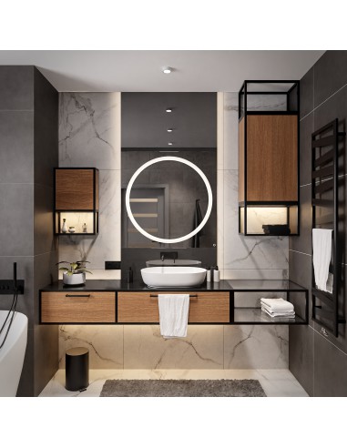 Fürdőszobai tükör megvilágítással - HUGO LED