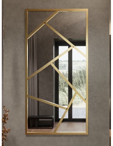 Tükör aszimmetrikus mdf rudakkal - WERO - keret színe az Ön által választott színben