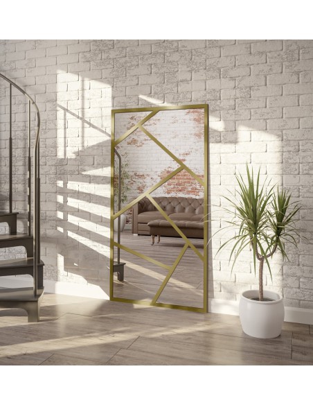 Tükör aszimmetrikus mdf rudakkal - WERO - keret színe az Ön által választott színben